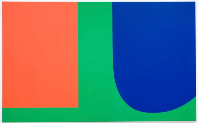 ekelly Red Ble Green painting 